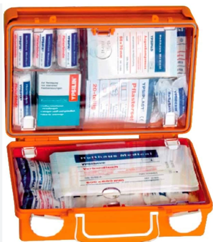 Holthaus boite de 1er secours rapide remplie DIN13157 26 x 17 x 11 cm