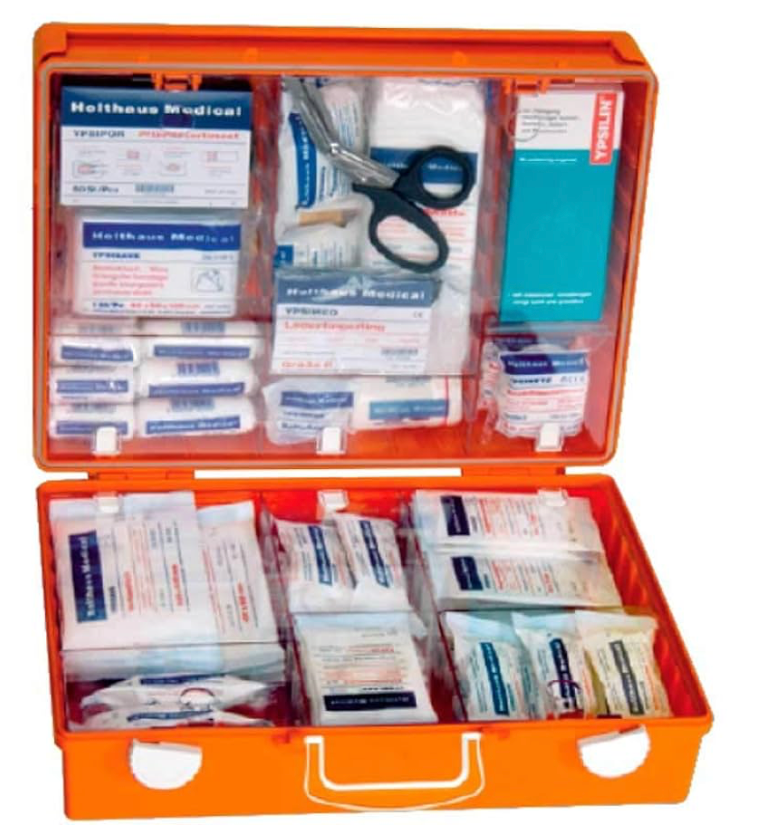 [67180] Valise premiers secours Multi orange 40 x 30 x 15 cm, vide