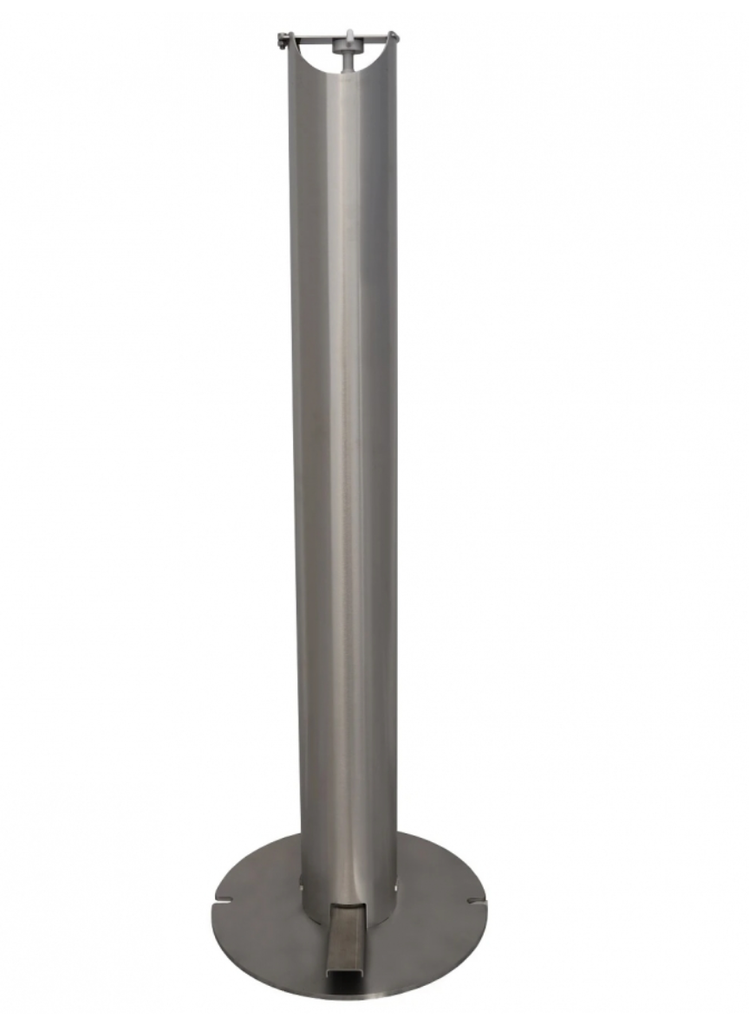 Distributeur de gel en inox a pedale
