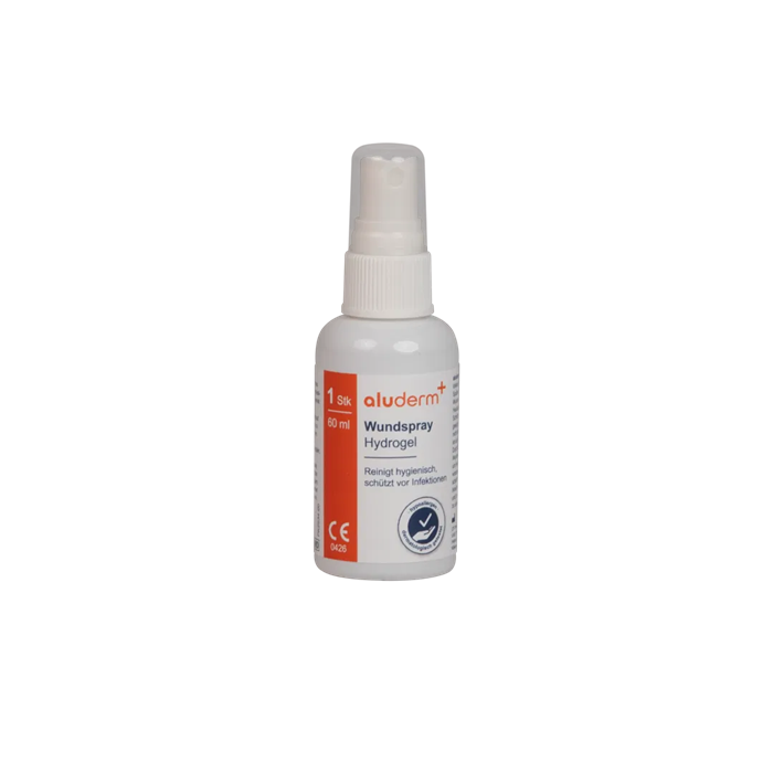 [1008318] ALUDERM+, Spray pour plaies hydrogel, 60 ml