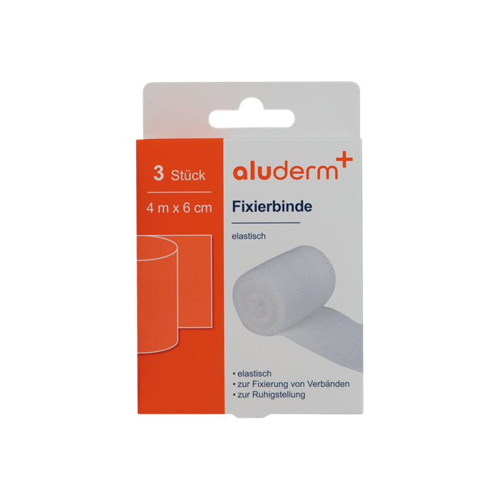 [1008327] aluderm+ bande de fixation élastique, 3 pièces, 4 m × 6 cm