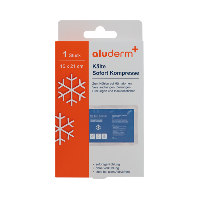 [1008329] aluderm+ compresse froide instantanée, 15 × 21 cm