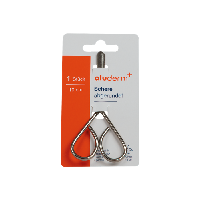 [1008332] aluderm+ ciseaux à bouts ronds, 10 cm