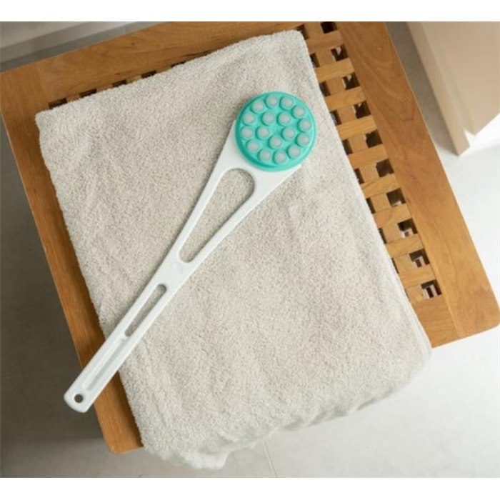 [10400700] Crèmeur de dos blanc-menthe, longueur totale 46 cm, compatible lave-vaisselle