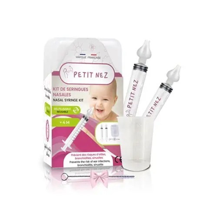 [3760360190007] Petit Nez - Kits de seringues nasales (kit de 2 seringues)