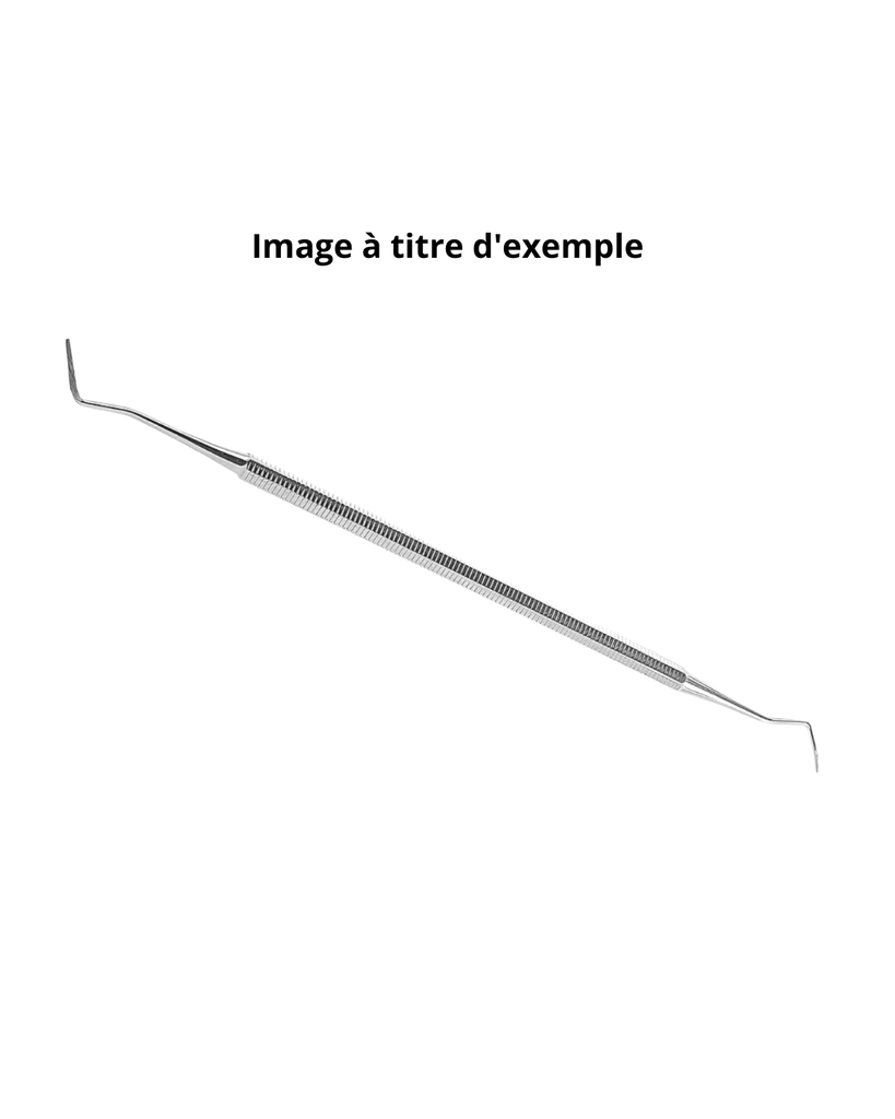 Double instrument pour soin des pieds