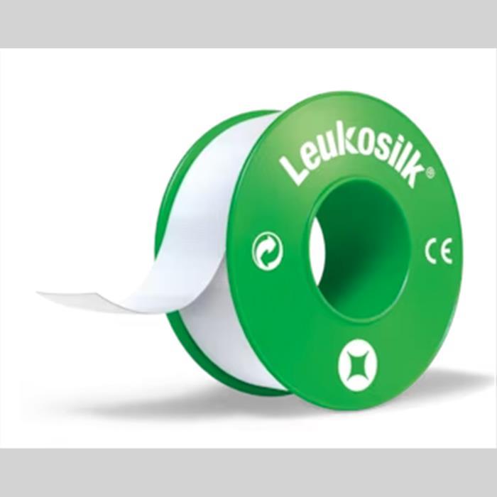 Leukosilk flasque 1,25 cm x 9,2 m