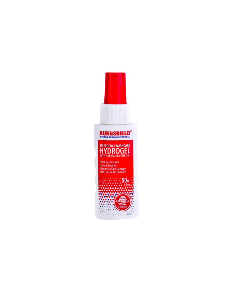 [N9 3021] Burnshield Hydrogel en flacon pulvérisateur, 50 ml, hydrogel stérile pour traumatismes et brûlures