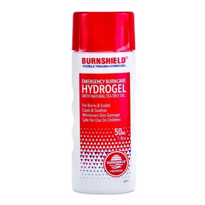 [N9 3021] Burnshield Hydrogel en flacon pulvérisateur, 50 ml, hydrogel stérile pour traumatismes et brûlures