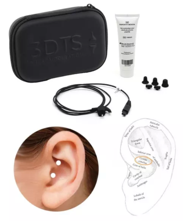 Electrode auriculaire pour Tens Eco 2 cymba concha