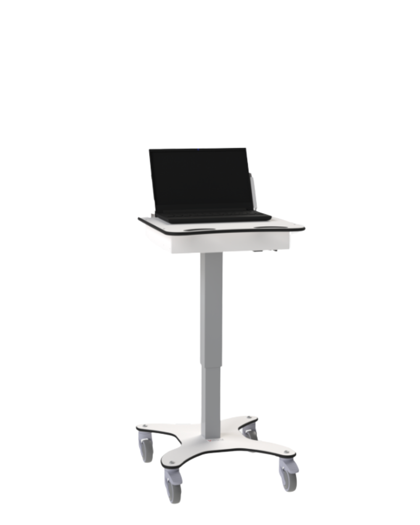 Chariot informatique à hauteur variable pour PC portable