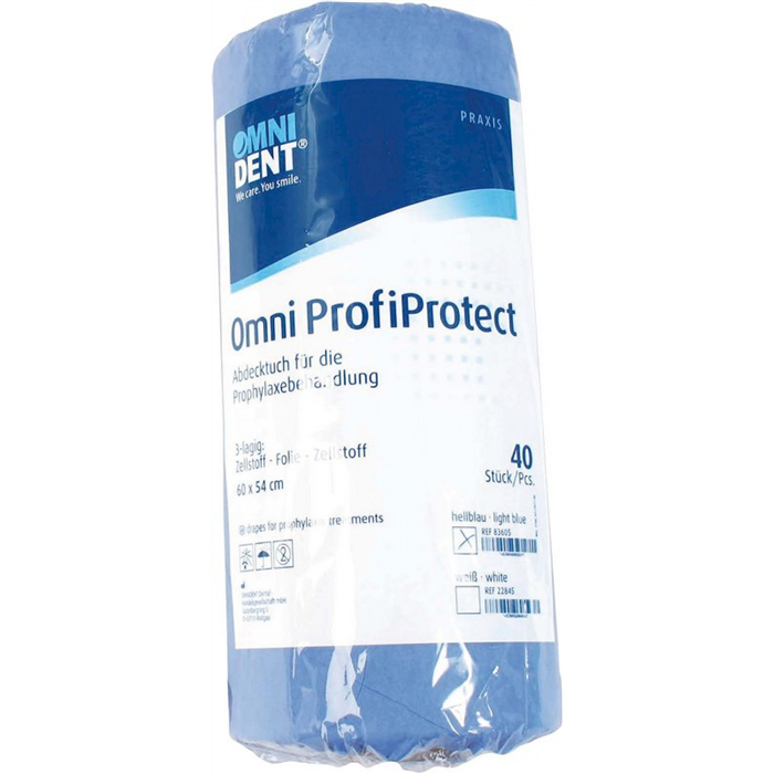 Omni ProfiProtect - Rouleau de 40 pièces bleu clair