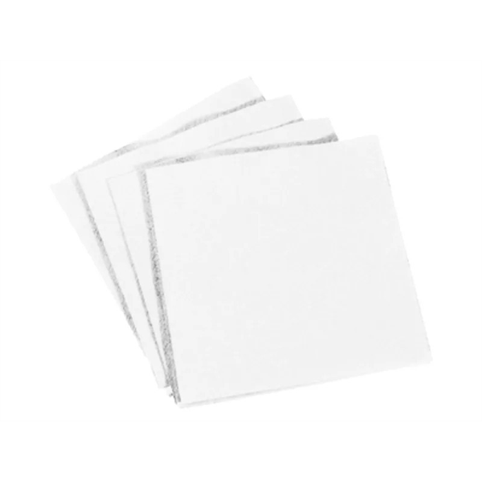 Serviettes en papier - paquet de 200 pièces blanches, 40 x 40 cm, 4 couches