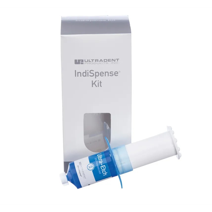 [215587] Ultra-Etch IndiSpense set seringue 30 ml IndiSpense, 20 embouts Blue Micro, 20 seringues vides 1,2 ml