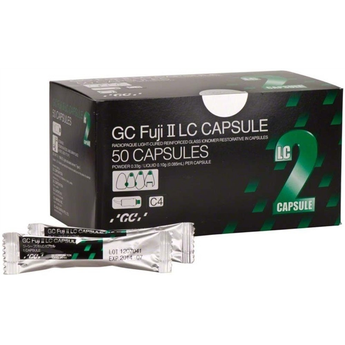 GC Fuji® II LC Capsules améliorées – Boîte de 50 capsules A3,5