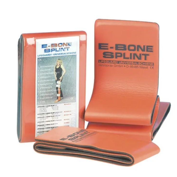 [N5 0253] Attelle Lifeguard E-Bone > Mini, couleur : gris-orange 50 x 11 cm