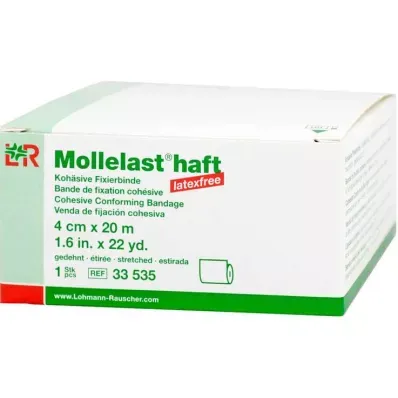 [89595] Mollelast Haft 4 cm x 20 m, sans latex, non sterile