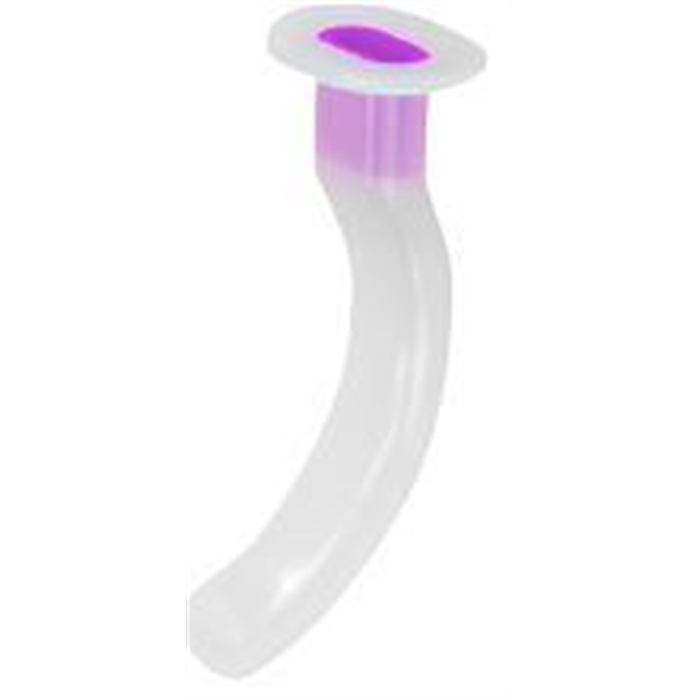 [HOT01-G6] Canule de Guedel AEROtube OT01-G6, violette, emballée individuellement, L 12,0 cm, taille 6