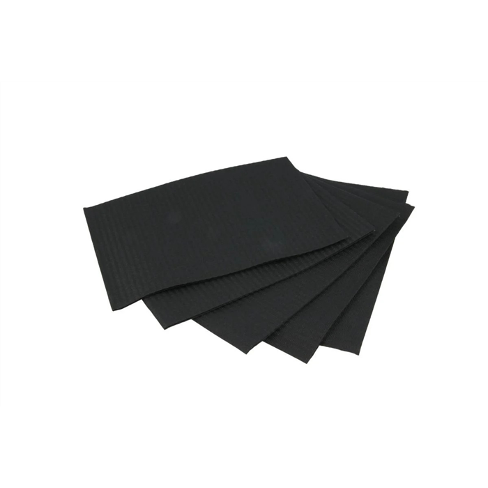 [21810413] Serviettes pour patients Monoart Towel Up - Paquet de 500 pièces, 33 cm x 45 cm, noir