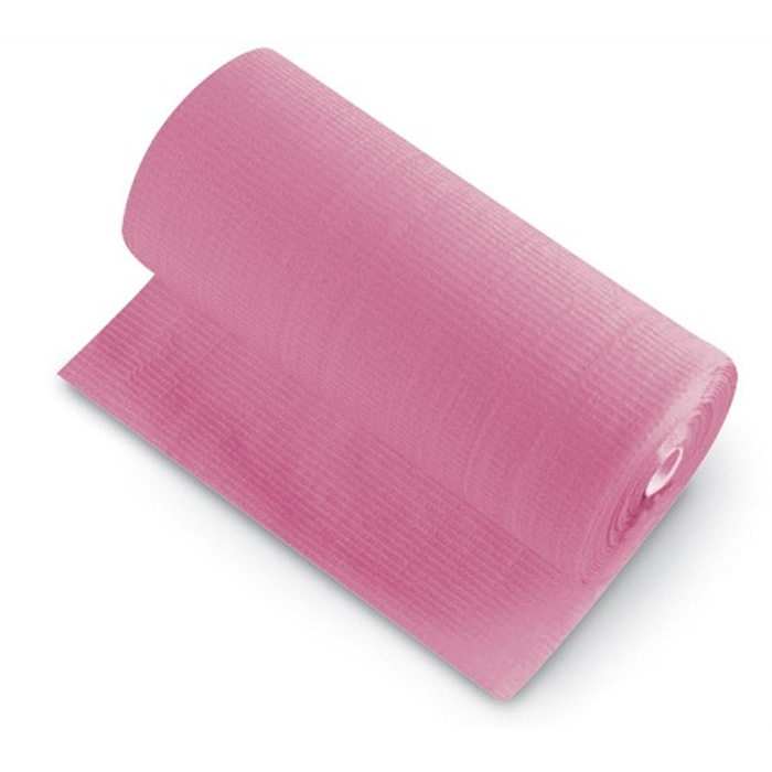 Bavoirs pour patients Monoart en plastique/papier - rouleau de 80 pièces pink, 61 x 53 cm