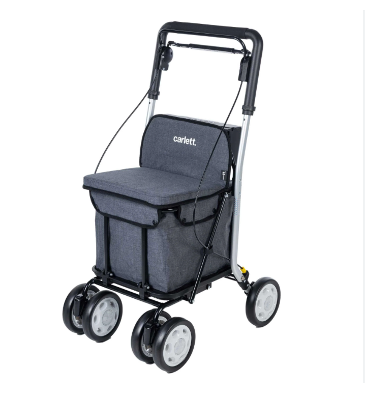 [11480006] CARLETT chariot de courses Comfort Move, gris