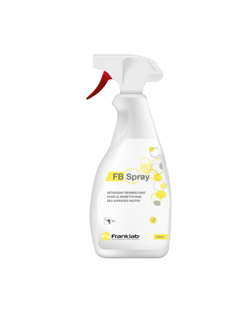 FB Spray Détergent désinfectant neutre Flacon de 750 ml  avec Pistolet