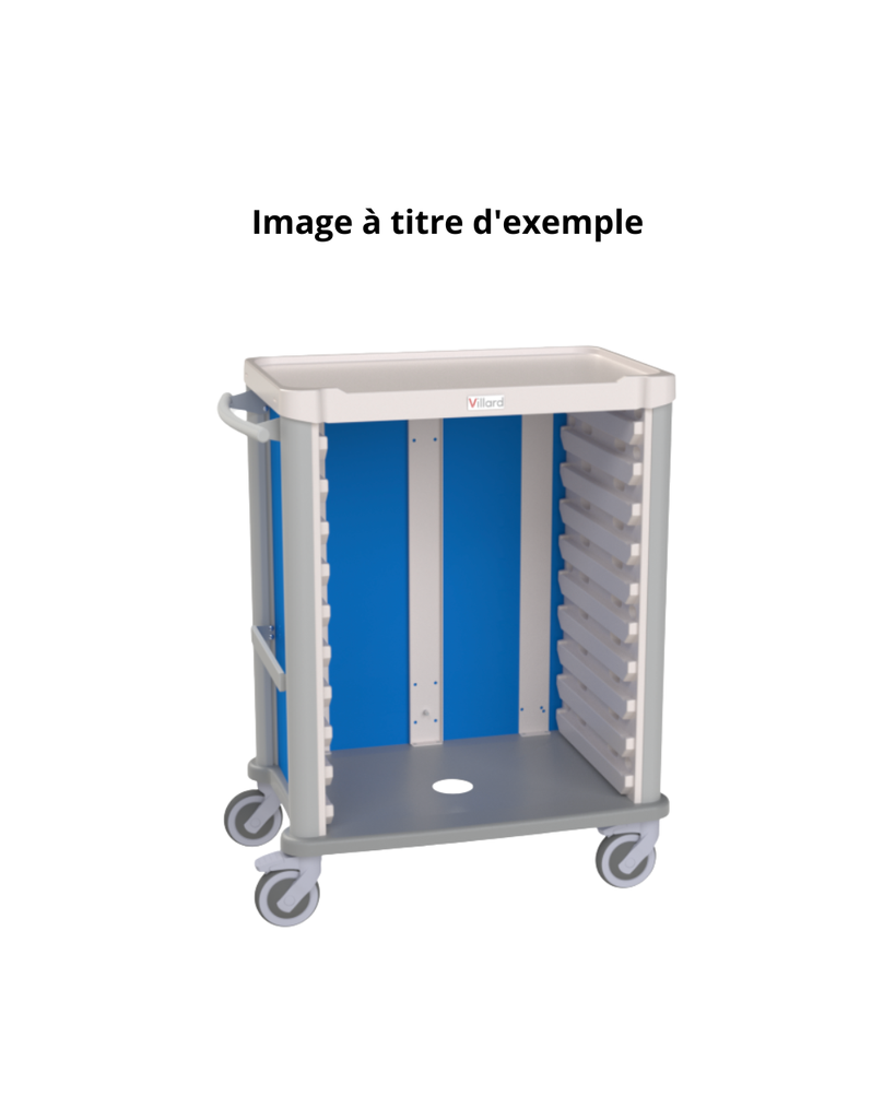 Chariot Eolis 600x400 - 10 modules pour tiroirs sans verrouillage, vert