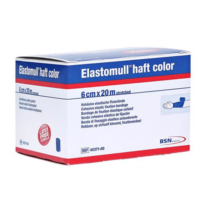 Elastomull adhésif 6 cm x 20 m, bleu