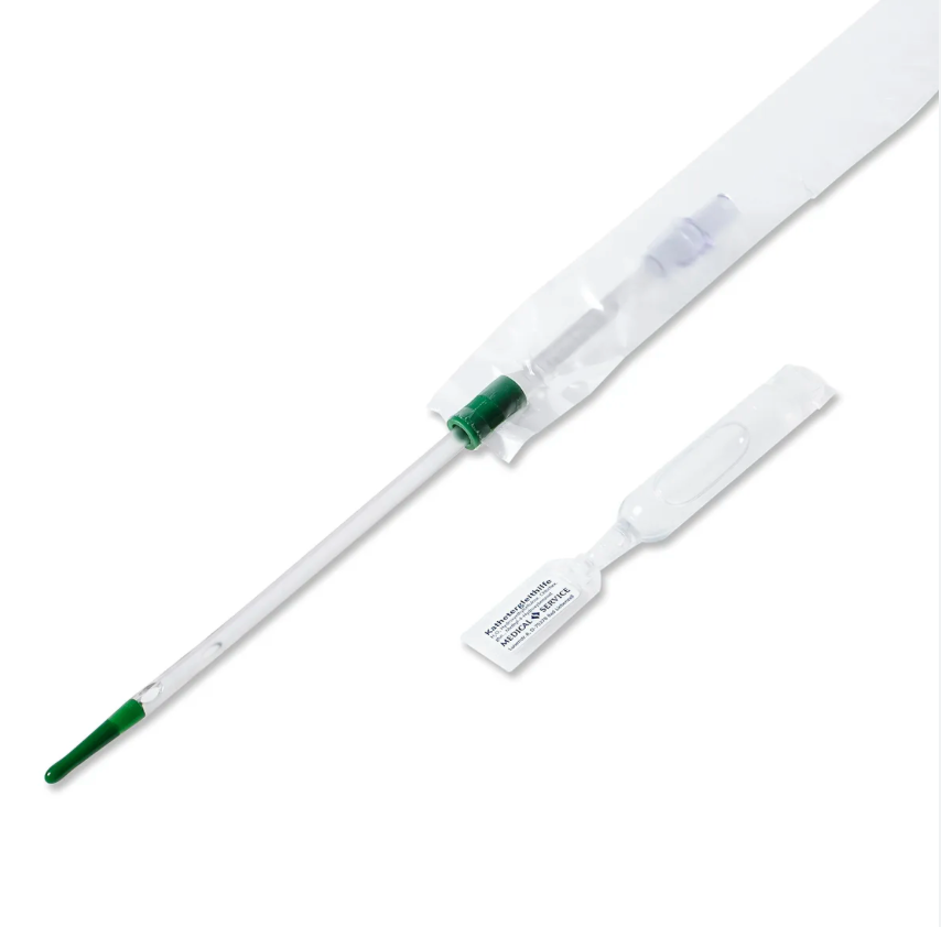 [560010G] Cathéter mobile avec double emballage, 3 ml lubrifiant, introducteur, embout ergothan 40 cm, CH 10
