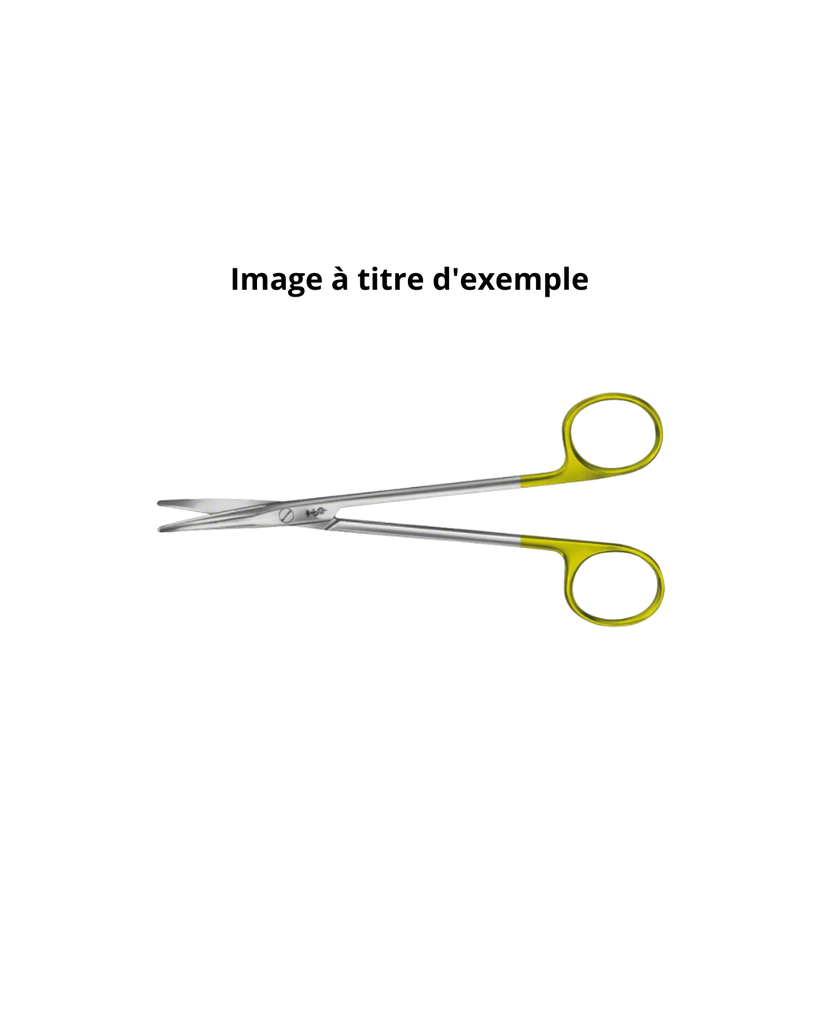 Ciseaux TC Nelson-Metz avec 1 denture, courbes, 285 mm
