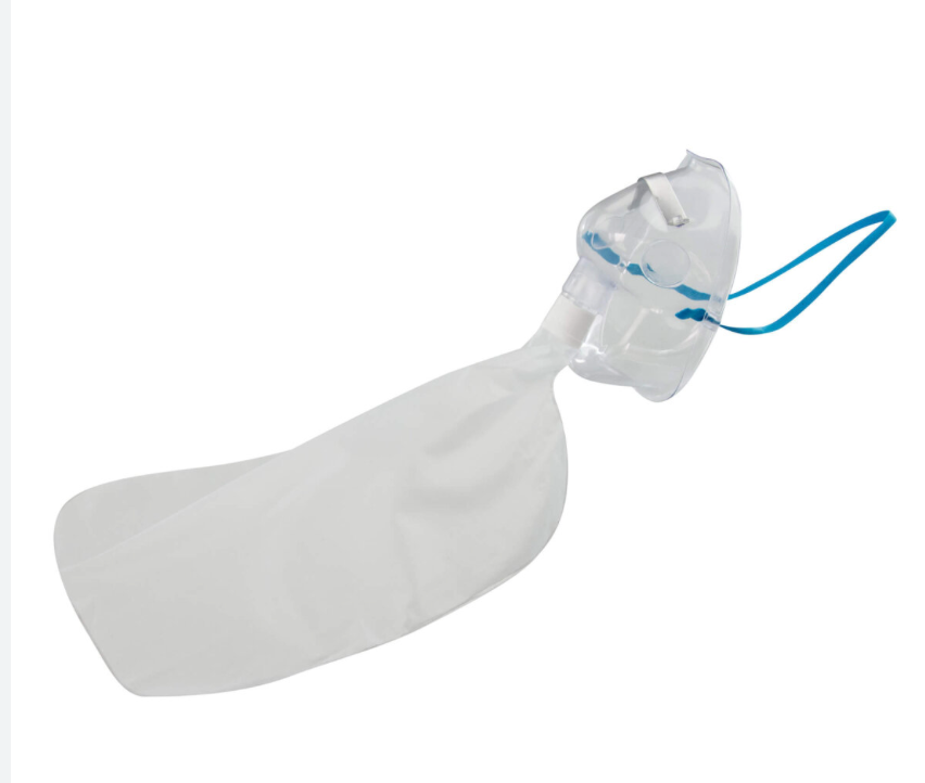 AERObag masque d’hyperventilation PVC, transparent, avec pince-nez et sangle de tête