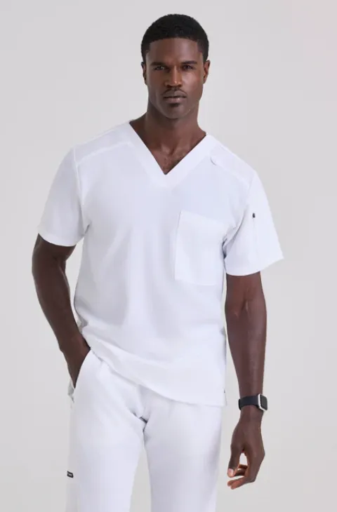 [GRST079-10-M] MURPHY TOP REGULAR WHITE TAILLE M