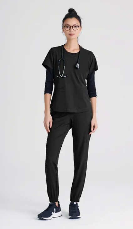 RHYTHM TOP REGULAR BLACK TAILLE S