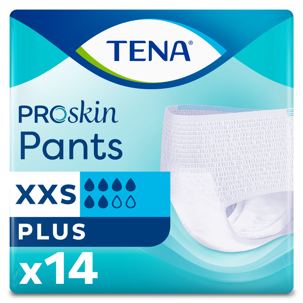 [792215] TENA PROSKIN PANTS PLUS, XXS _x000D_
SACHET DE 14 PIECES