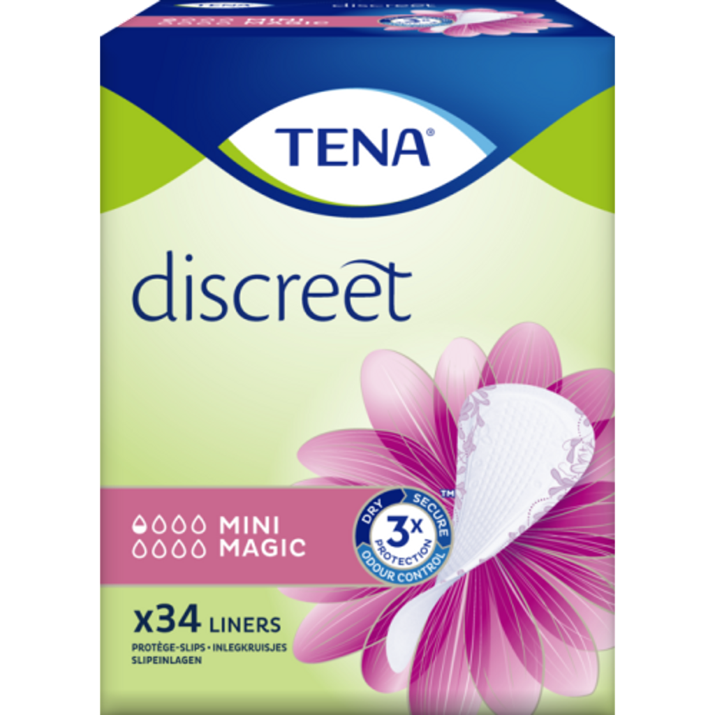 [761001] TENA Discreet Mini Magic,_x000D_
34 pièces