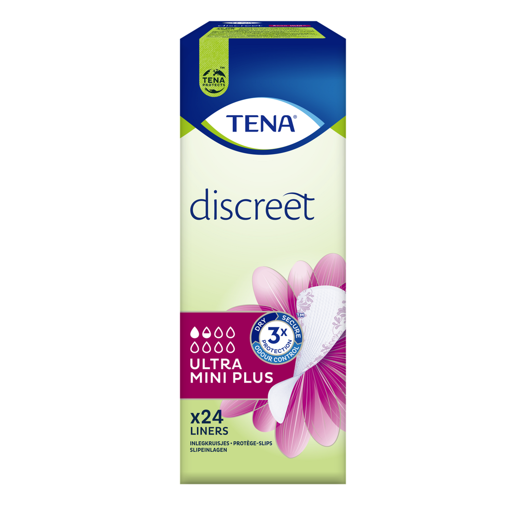 TENA Discreet Ultra Mini Plus, 24 pièces