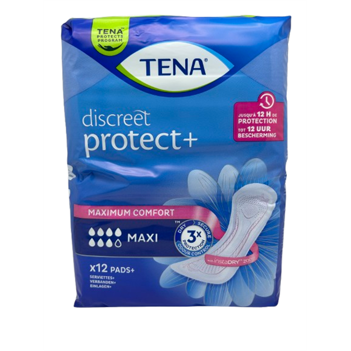 [760977] TENA Discreet Maxi,_x000D_
12 pièces