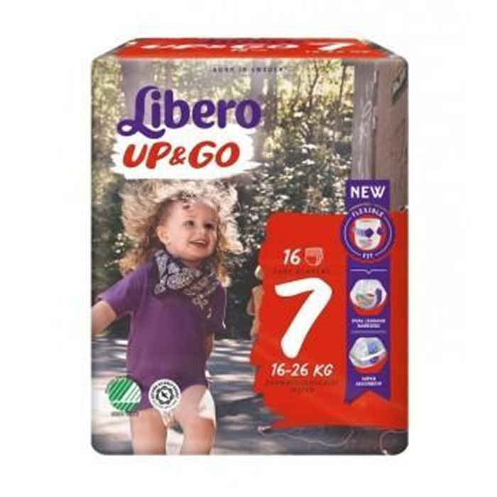 [8239] Langes Libero Up & Go 7, 16 - 26 kg  sachet de 16 pièces