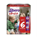 Langes Libero Up & Go 6, 13 - 20 kg _x000D_
sachet de 18 pièces