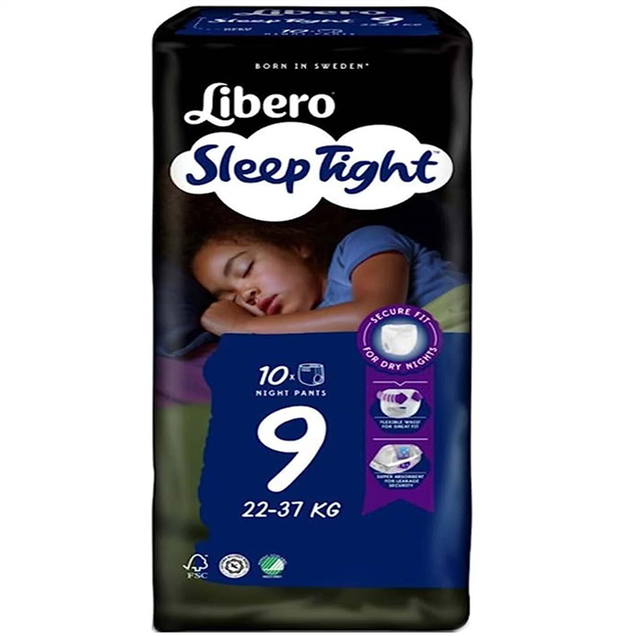 [838400] Langes Libero Sleep Tight 9, 22 - 37 kg sachet à 10 pièces