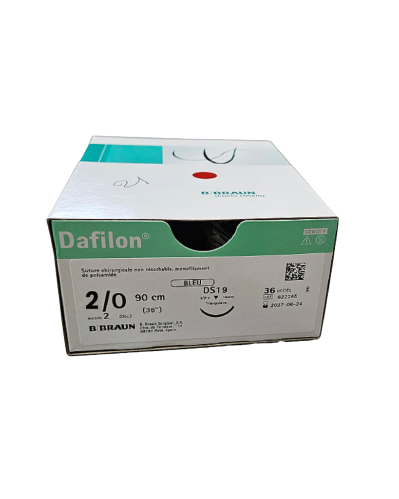 [C0932221] DAFILON BLUE 2/0 (3) 45CM DS19 DDP _x000D_
BOITE A 36 PCS
