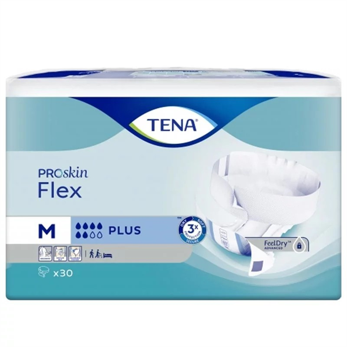 [730437] TENA ProSkin Flex Plus Small, 30 pièces