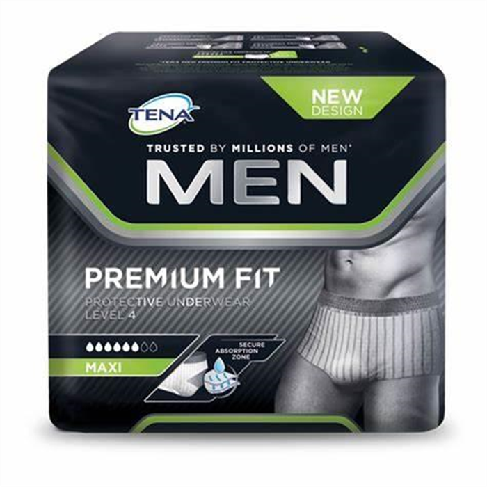 TENA for Men PU L4 Taille L, 95-125 cm 10 pièces