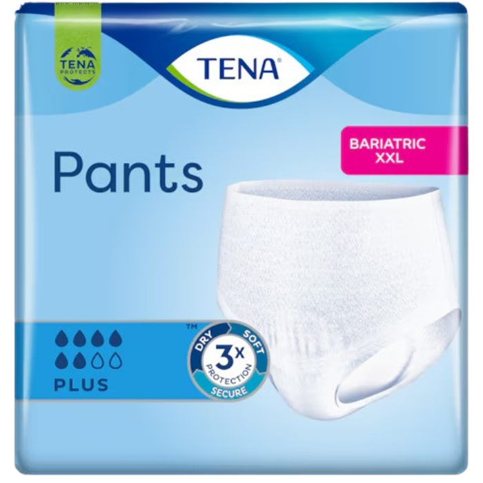 [792862] TENA Pants Bariatric Plus, Taille XXL, 150-203 cm_x000D_
12 pièces