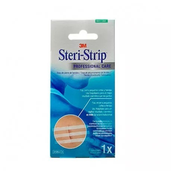 [R1542] Steri-Strip Classique 6 x 38 mm, Suture cutanée adhésive stérile,  1 pochette de 6 pièces