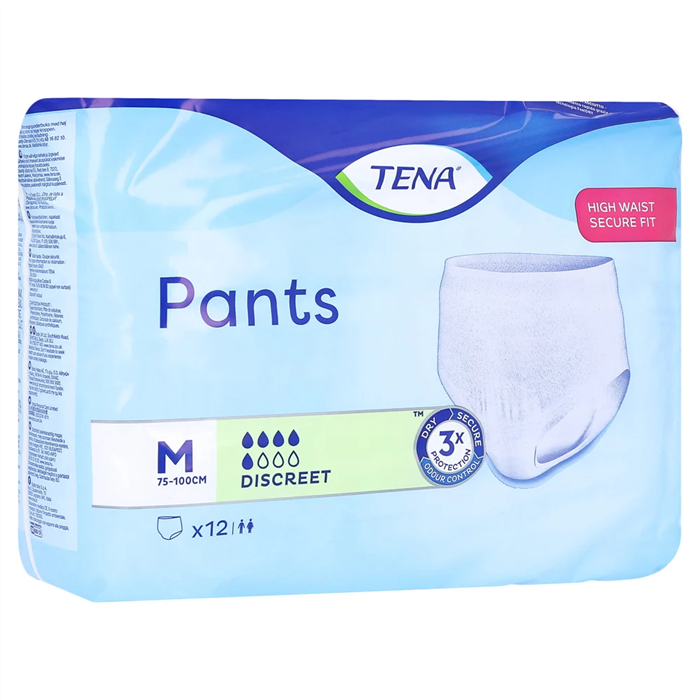 [795732] TENA Pants Discreet, Taille M 75-100 cm,_x000D_
12 pièces