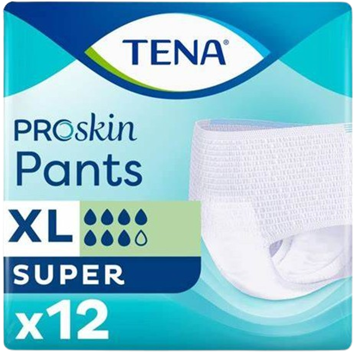 [793715] TENA Proskin Pants Super, Taille XL, 12 pièces