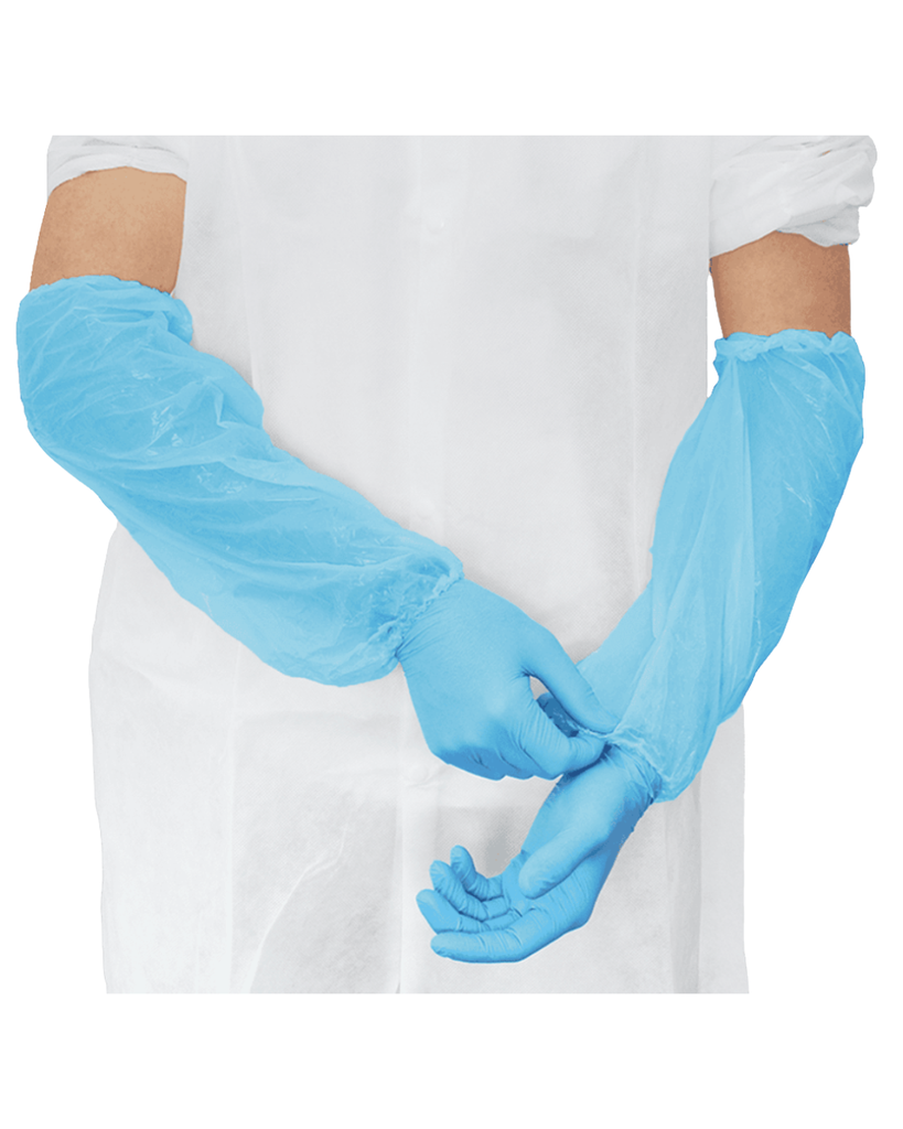 MaiMed-Sleeve cover en PE, bleu, non stérile, 100 pièces / paquet