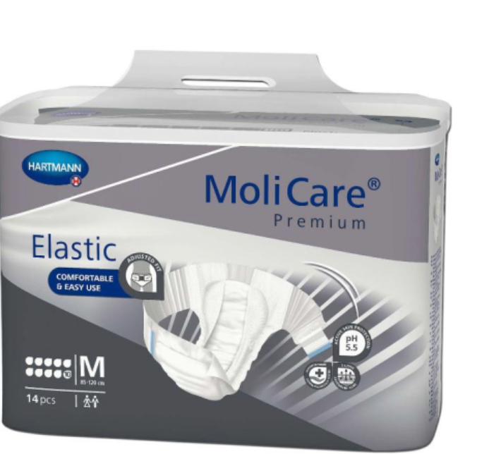 Molicare Premium Elastic 10 Gouttes medium, 14 pcs