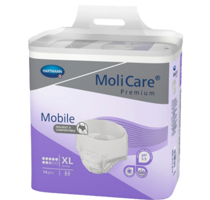 Molicare Mobile Super Medium 8 Gouttes, 14 pcs
